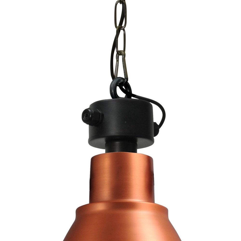 Eetkamerlamp Industria 2x27 Bud roodkoper met zwart Masterlight 8718121229430