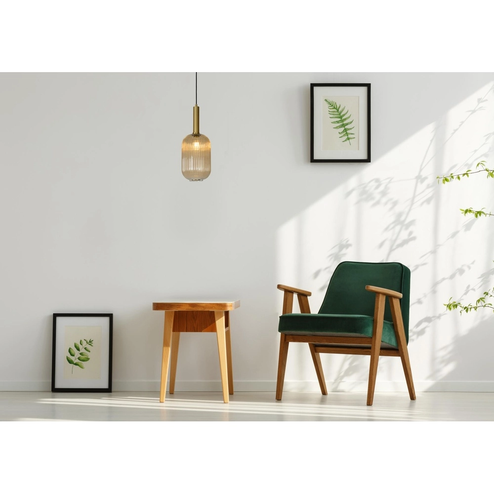 Hanglamp Maloto Ø 20cm amber Lucide 5411212451187