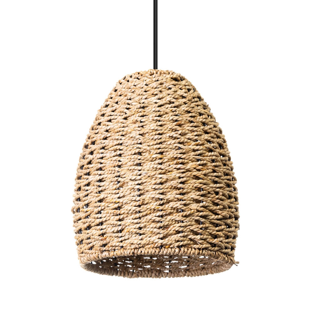 Rotan hanglamp Lara Ø 23cm dicht