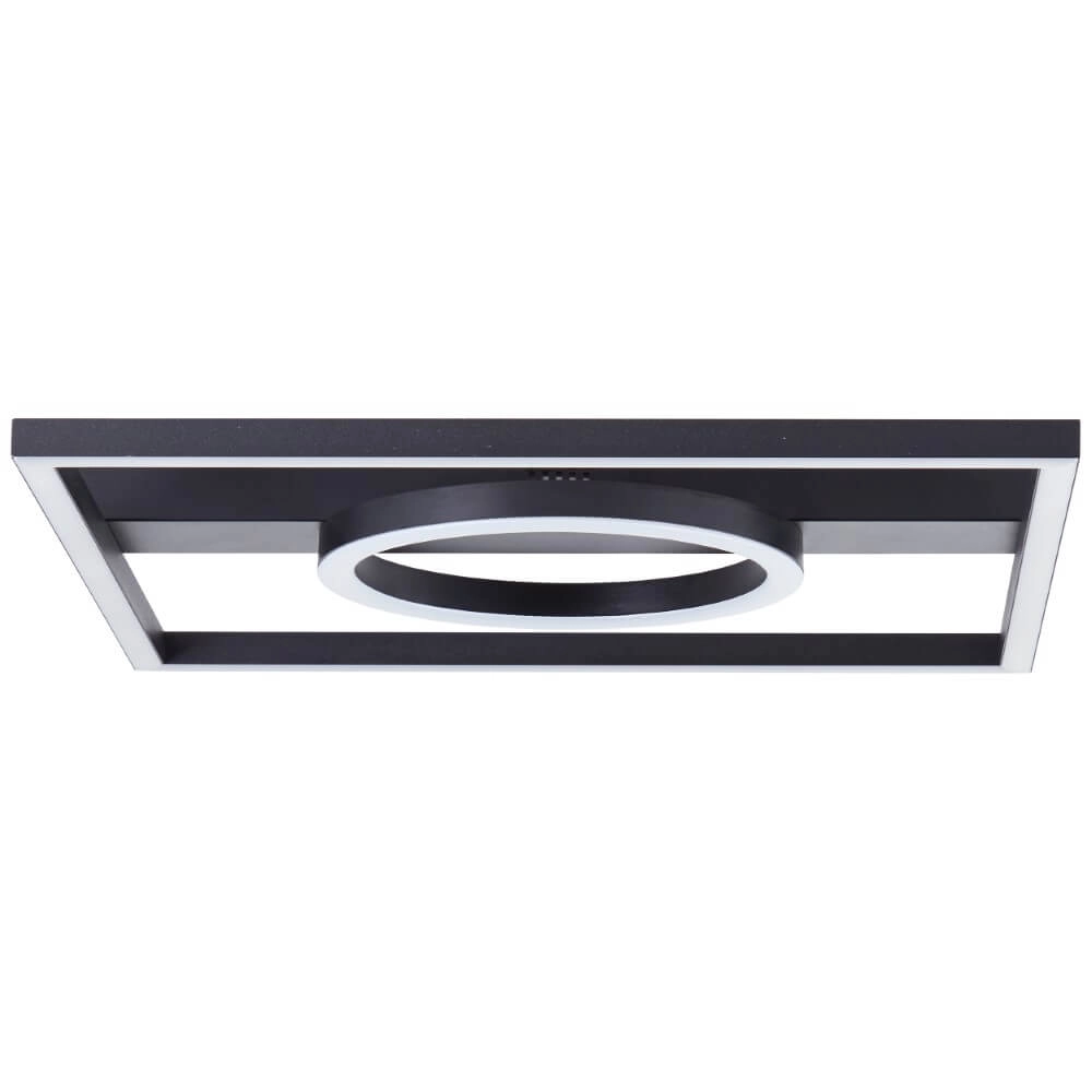 Plafondlamp Maureen 40 x 40cm zwart Brilliant 4004353420108