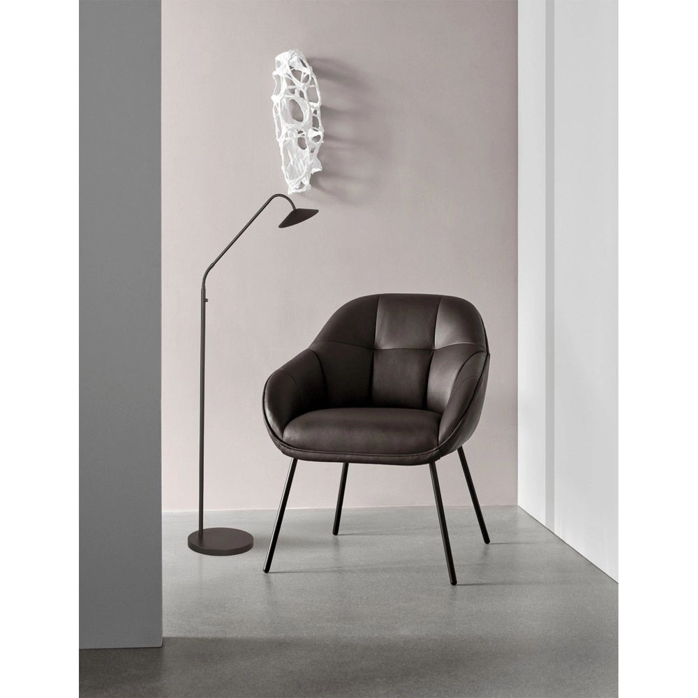 Staande leeslamp Ceppo zwart Masterlight 8718121348018