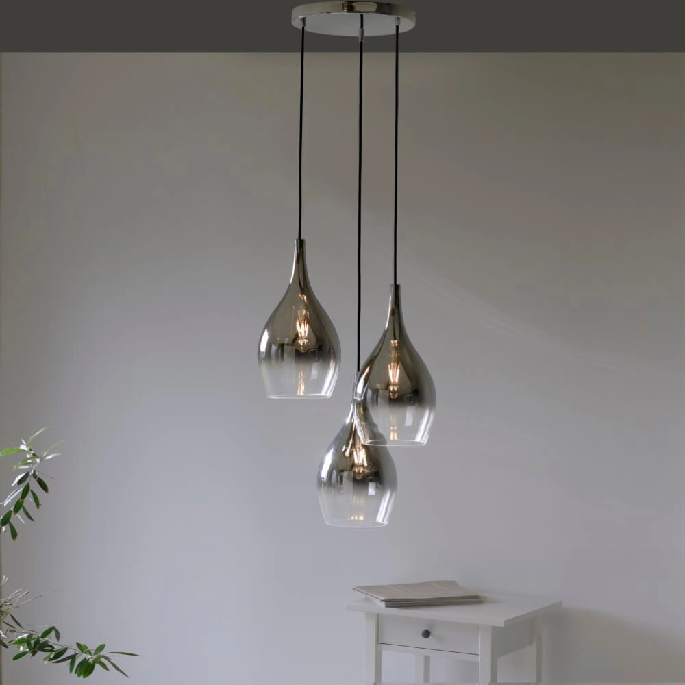 Moderne hanglamp Pilua 3-lichts rond Paul Neuhaus 4012248366097