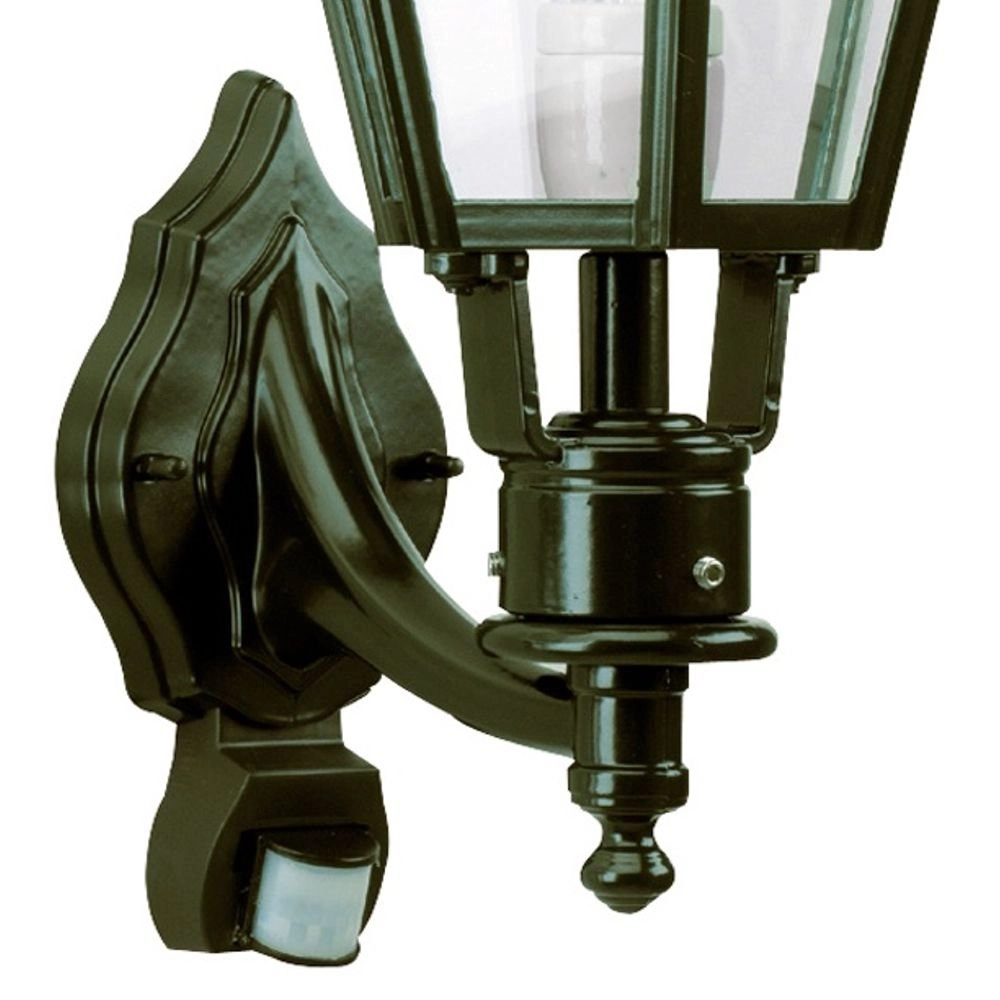 Schriklamp Bolton bewegingsmelder - zwart KS verlichting 8714732122443