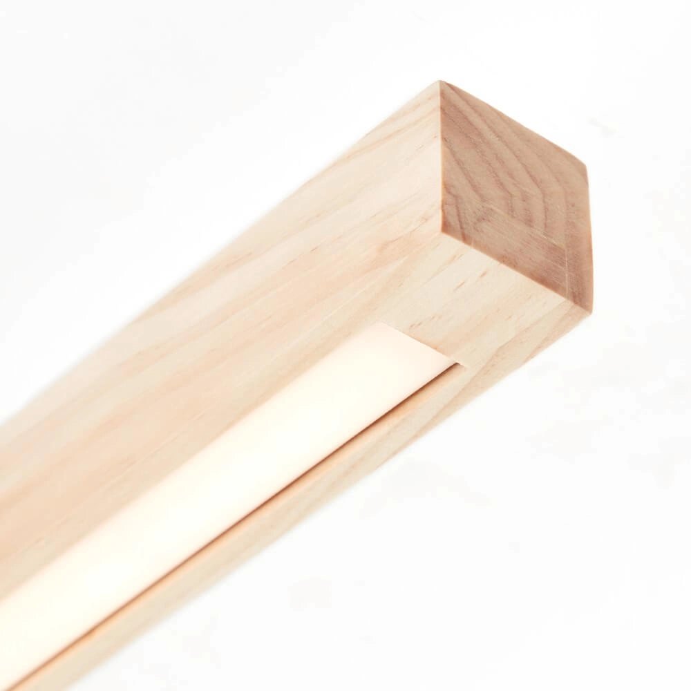 Houten plafondlamp Arion 62cm Brilliant 4004353425790