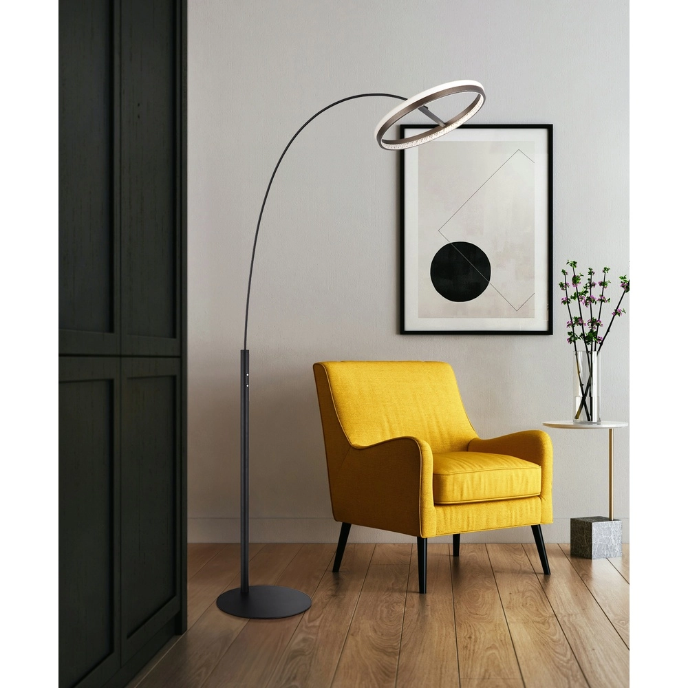 Design booglamp Della zwart Globo 9007371465743