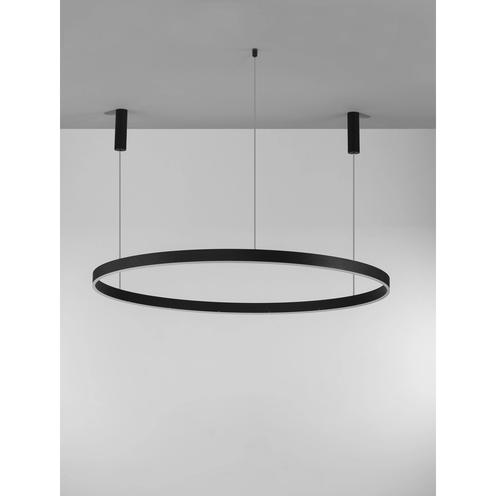 Hanglamp Motif zwart Ø 150cm 3000K Lyora 5212017439291