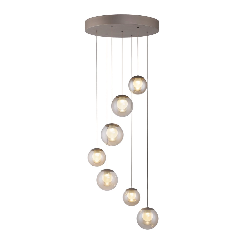 7-lichts hanglamp Pure Popup bronce Paul Neuhaus 4012248396681