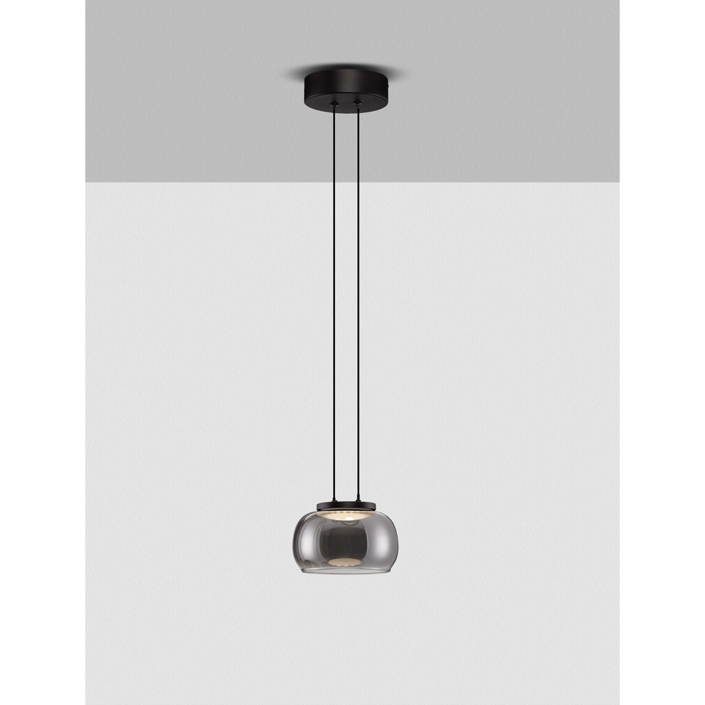 Moderne hanglamp Bios enkel zwart Lyora 5212017458513