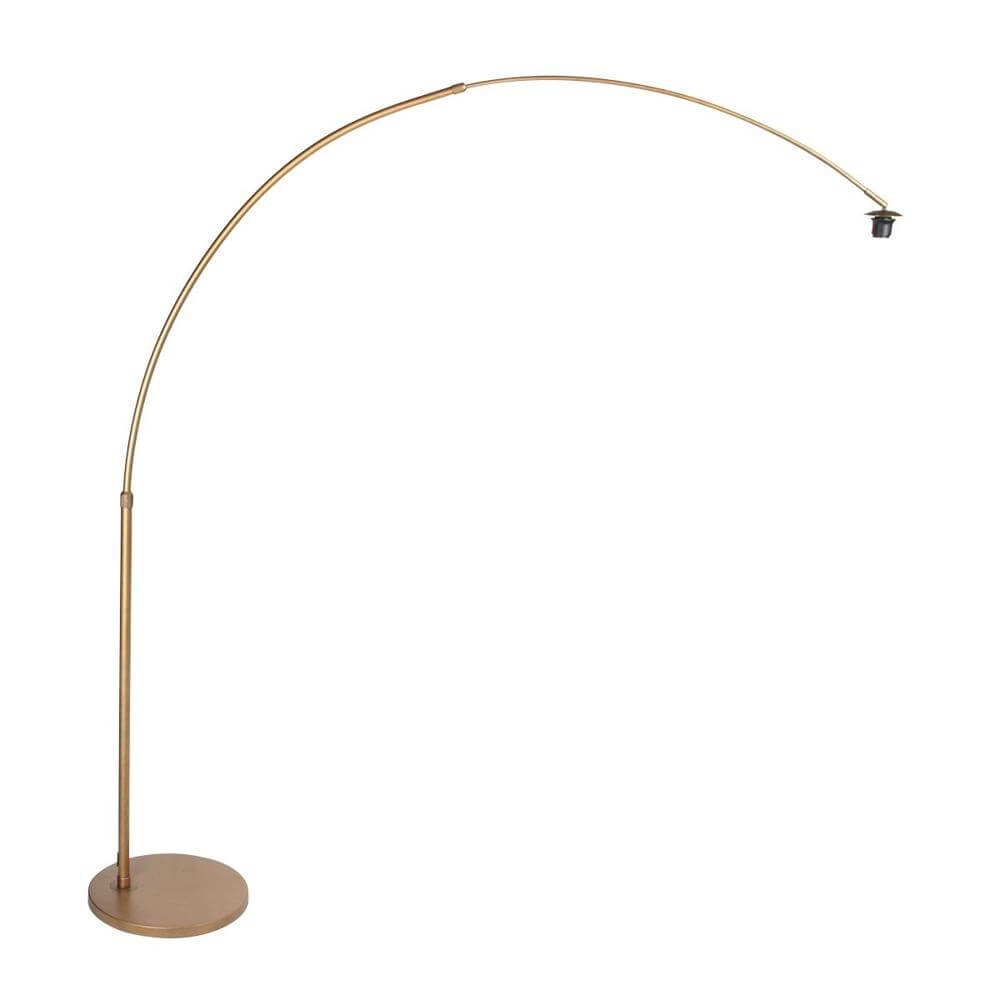 Booglamp Sparkled Light brons met bamboe kap Ø 45cm Steinhauer 8712746179903