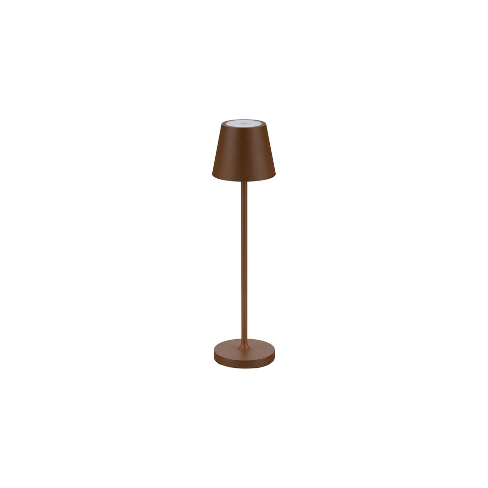 Tafellamp Petit roestbruin oplaadbaar Lyora 5212017450784