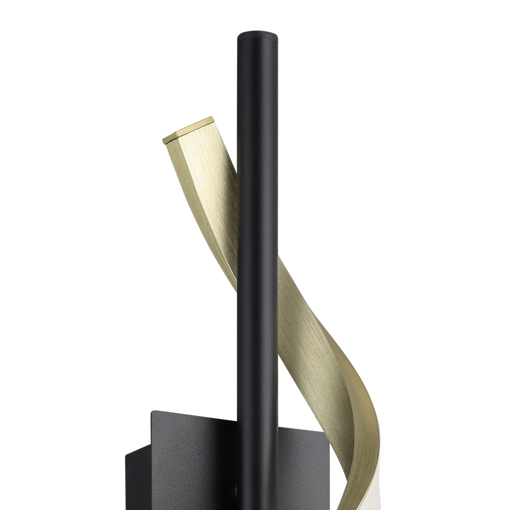 Wandlamp Conaprato zwart met goud Eglo 9008606357369