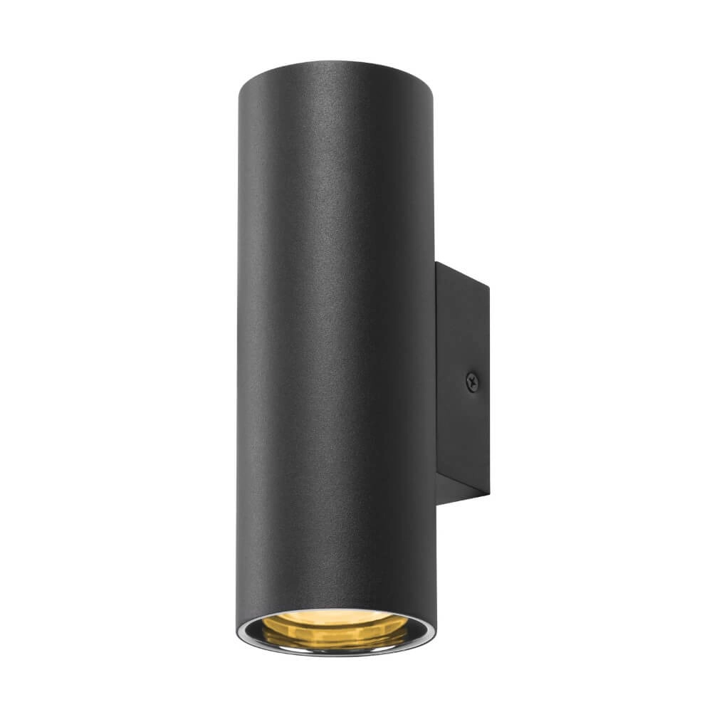 Zwarte wandspot Asto Tube up & down - 2x GU10 SLV 4024163265973