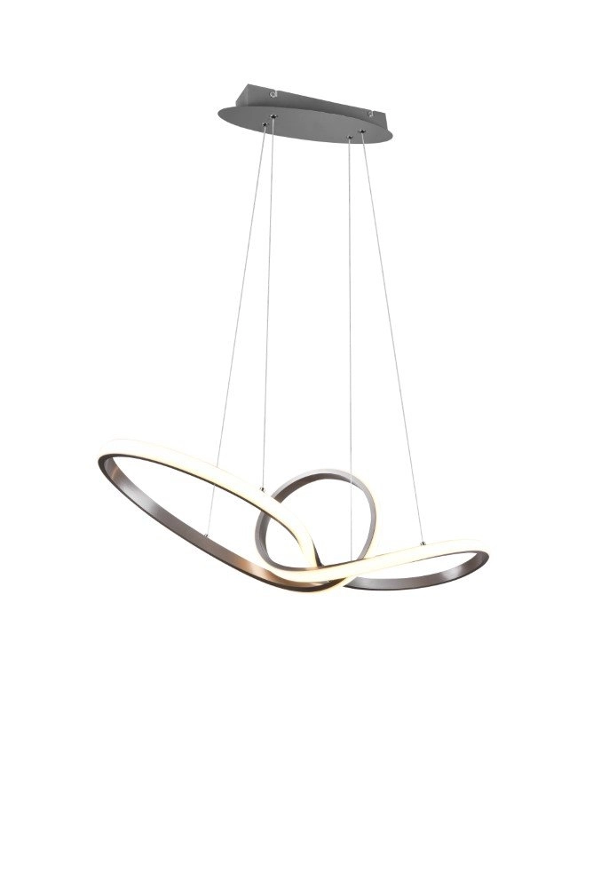 Hanglamp Sansa grijs Trio 4017807488692