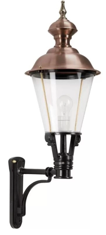 Muurlamp Soest L oudhollands - zwart KS verlichting 8714732114646