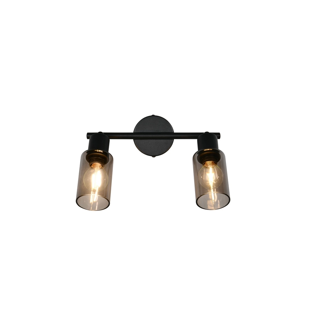Design plafondlamp Mars 2-lichts zwart Trio 4017807670479
