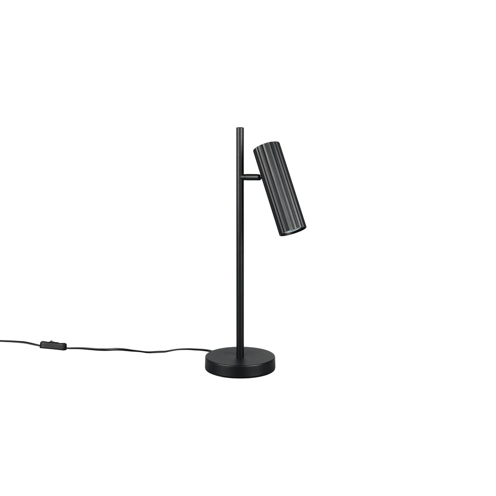 Strakke tafellamp Soka zwart Trio 4017807658712