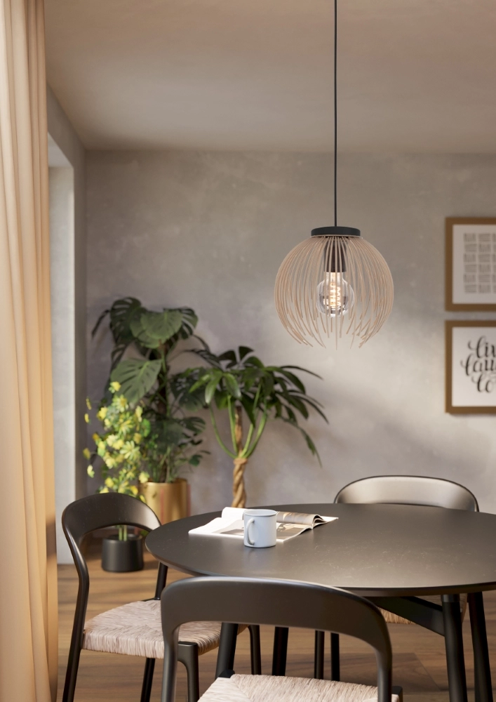 Design hanglamp Alhabia Ø 23,5cm zand bruin Stars of Light 9008606353101