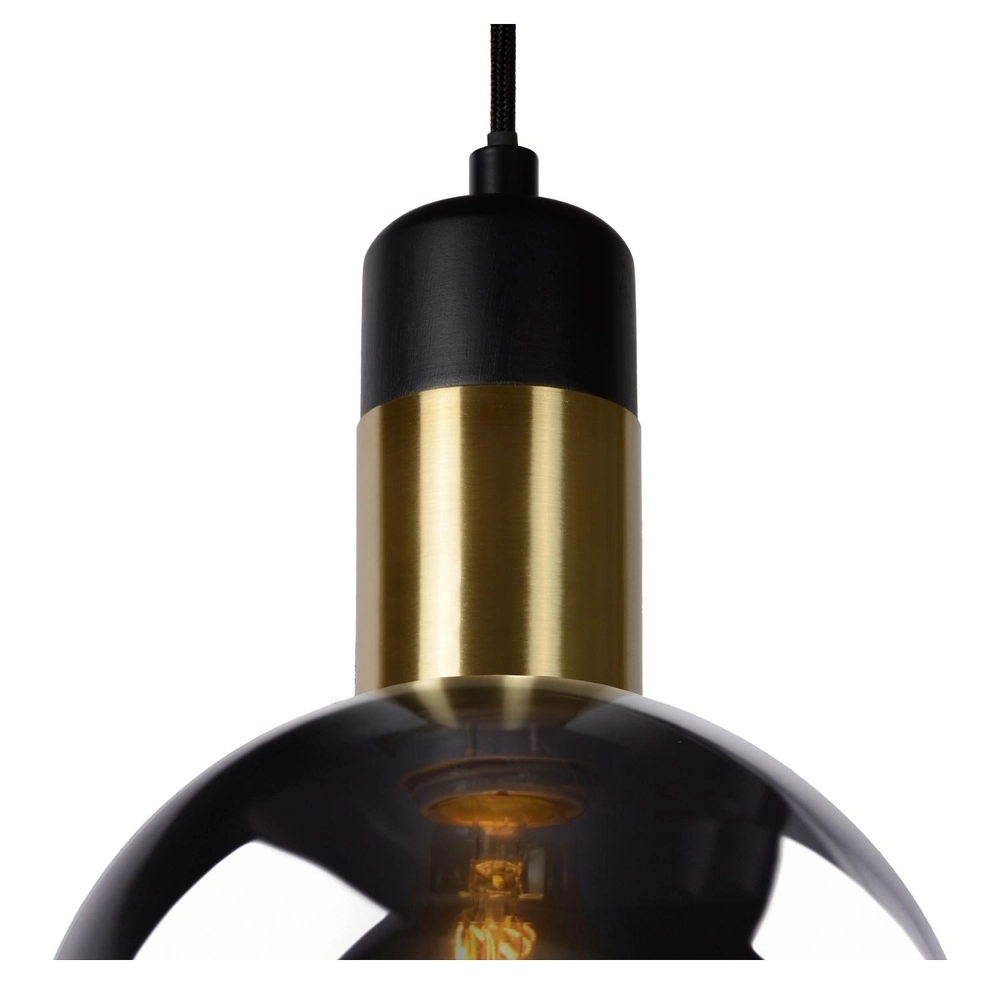 Hanglamp Julius Ø 28cm smoke glas Lucide 5411212343338