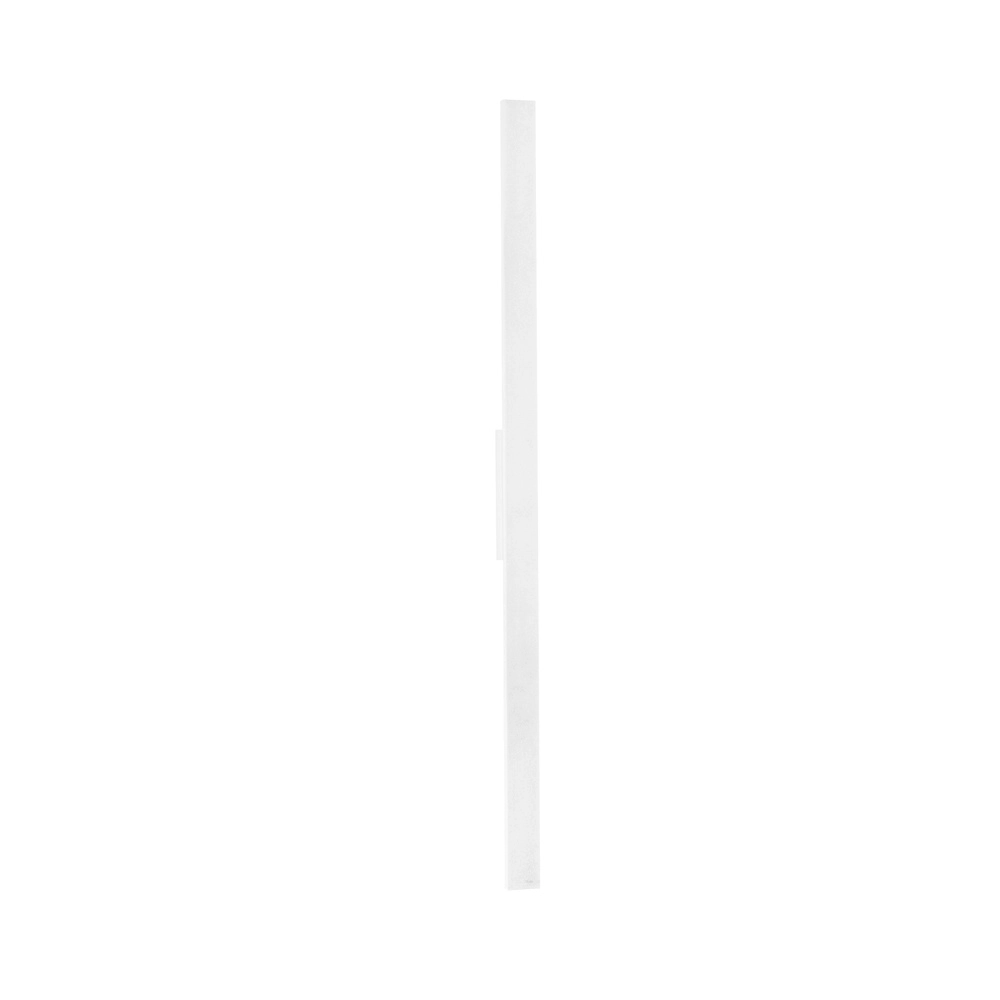 Strakke wandlamp Doul wit 121cm