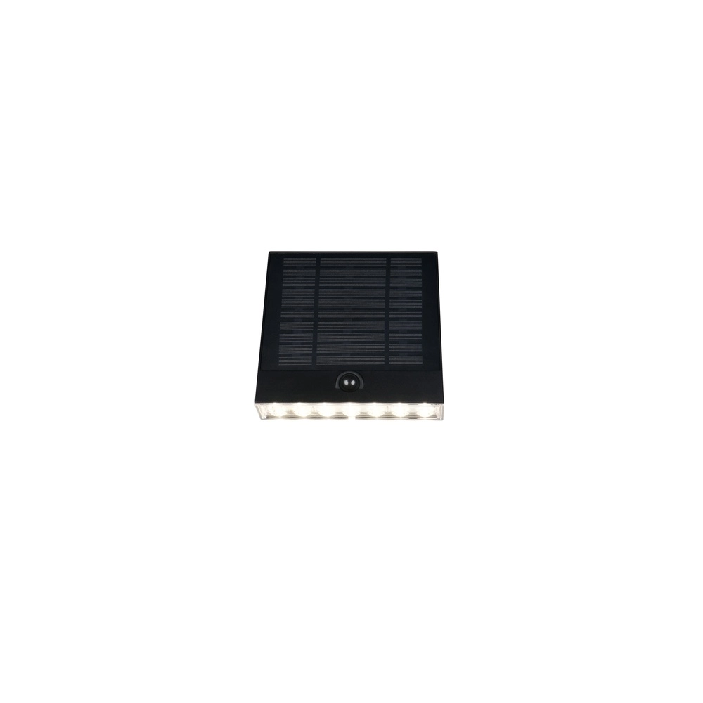 Solar wandlampje Alvorada zwart hybride Trio 4017807648034