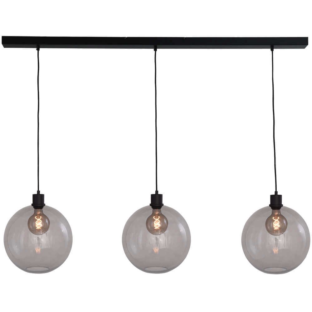 Hanglamp Lazise 3x Ø 30cm zwart