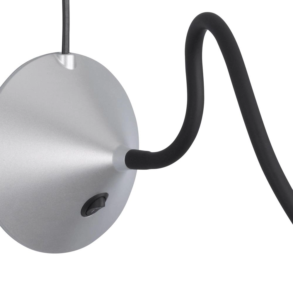 LED tafellamp Viper zilvergrijs Trio 4017807292855