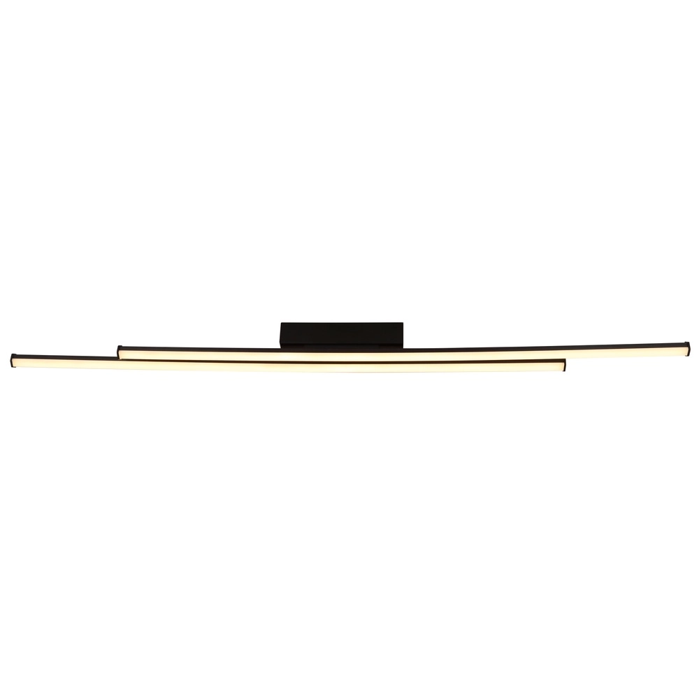 Moderne plafondlamp Kirina 110cm zwart Globo 9007371518234