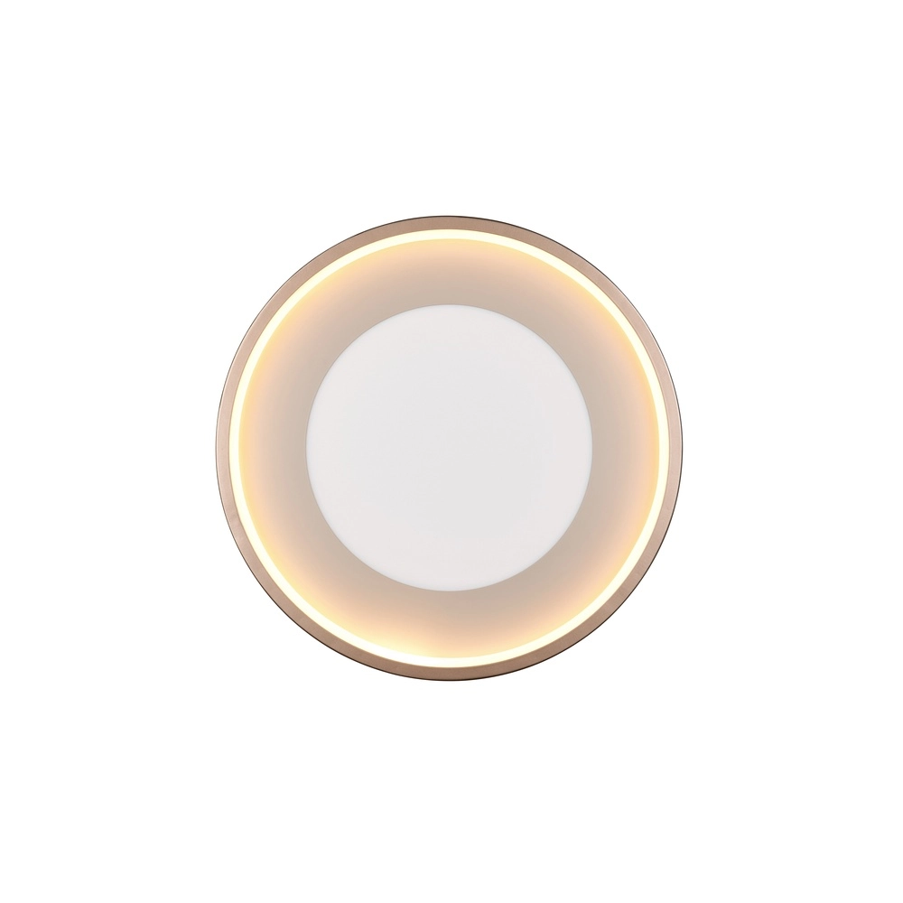 Moderne plafondlamp Solea mokka bruin Trio 4017807660975