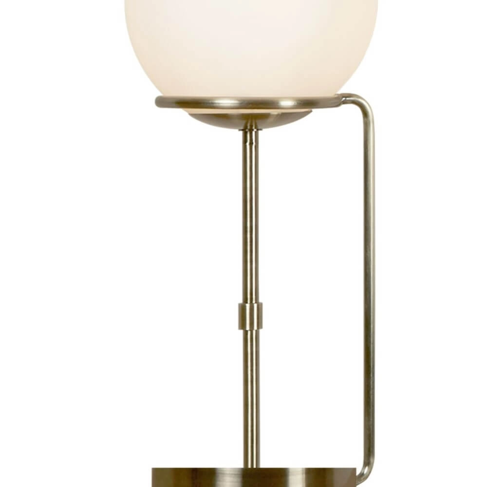 Tafellamp Trombone met glazen bol Searchlight 5053423097947