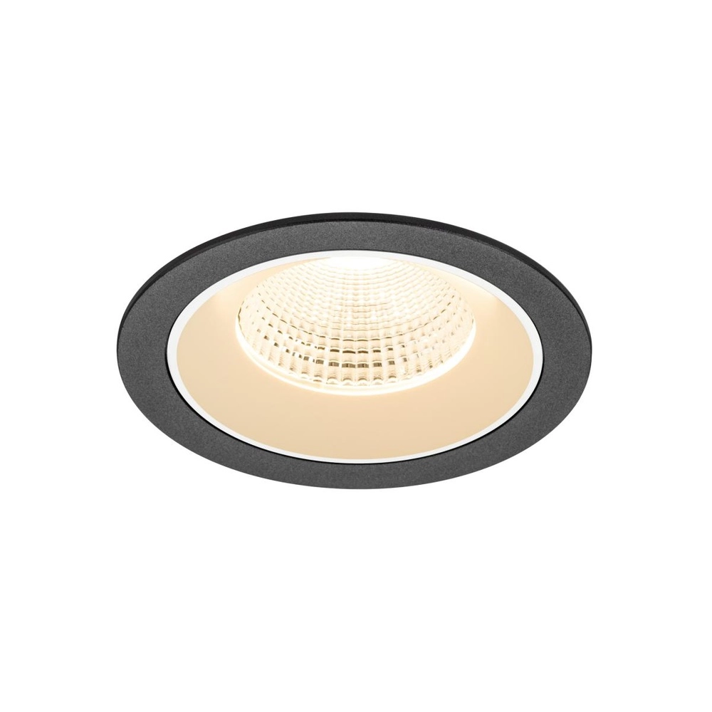 Inbouwspot Numinos L zwart/wit 2700K - 55gr