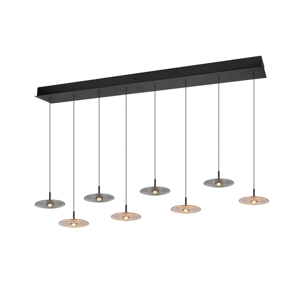 Design hanglamp Sirena 8-lichts