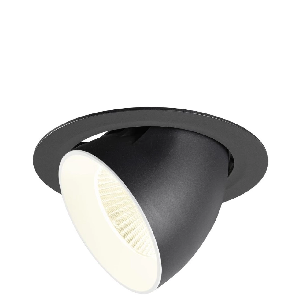 Inbouwspot Numinos Gimble XL zwart/wit 4000K - 40gr SLV 4024163308502