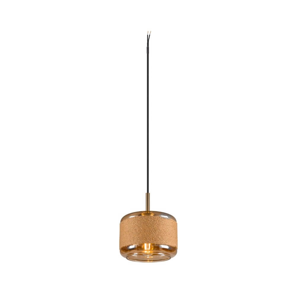 Hanglamp Pantilo Rope 19 amber glas - Ø 18,5cm SLV 4024163280846