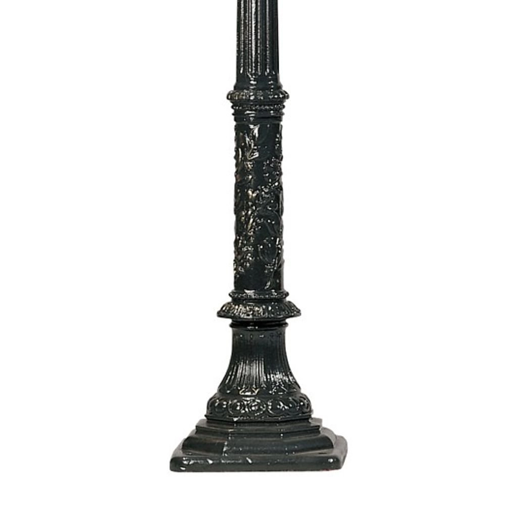 Nostalgische tuinlamp Milano 4-lichts - zwart KS verlichting 8714732040440