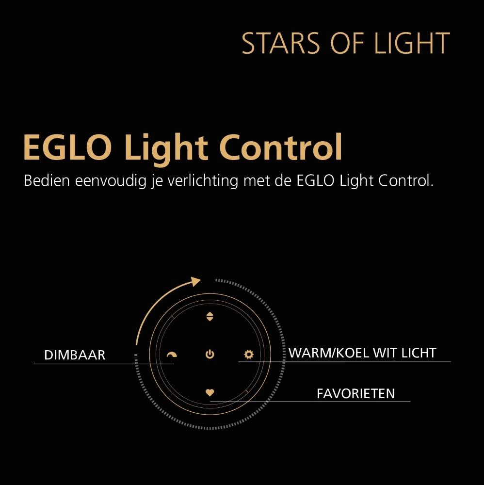Design hanglamp Bogado goud Stars of Light 9008606357949