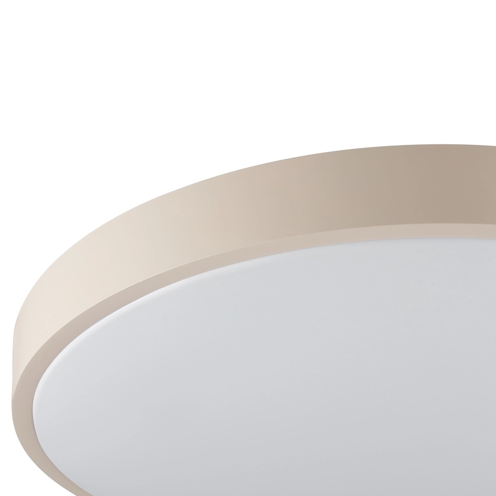 Plafonniere Solistra zand bruin met wit Ø 44,5cm Brilliant 4004353478994