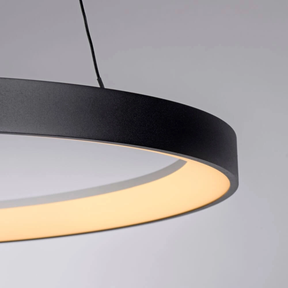Ronde hanglamp Hoop zwart Paul Neuhaus 4012248384695