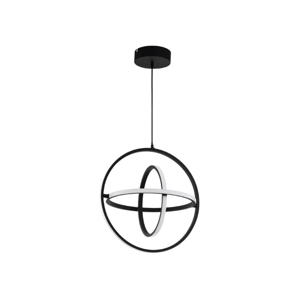 Zwarte hanglamp Retornio Ø 50cm