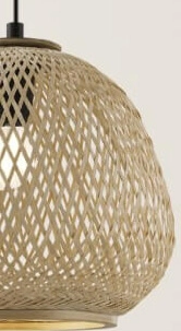 Hanglamp Dembleby Rotan Eglo 9002759432614
