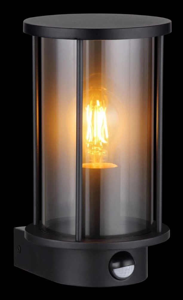 Wall lamp Gracey smoke glass with sensor Globo 9007371435838