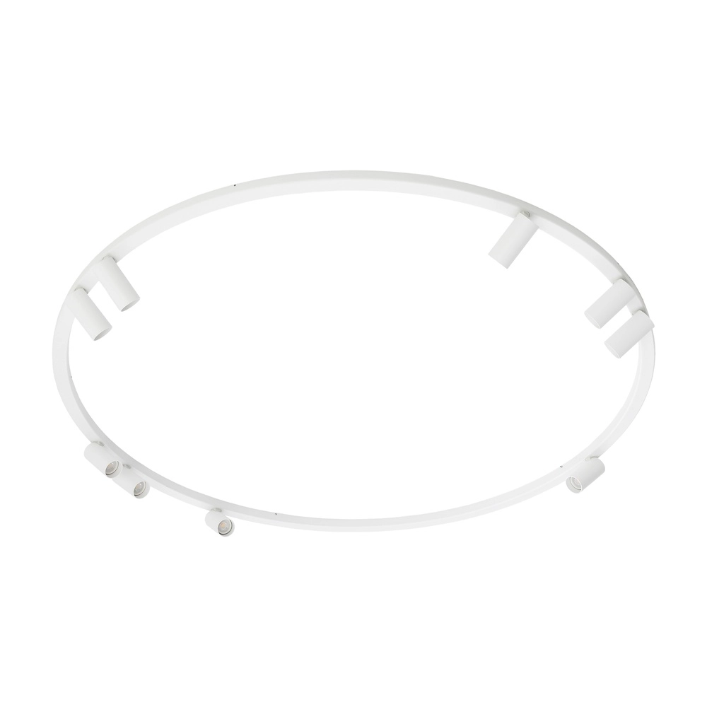 Cirkel opbouwspots Fourty 9x GU10 - wit Lyora 5903139119511