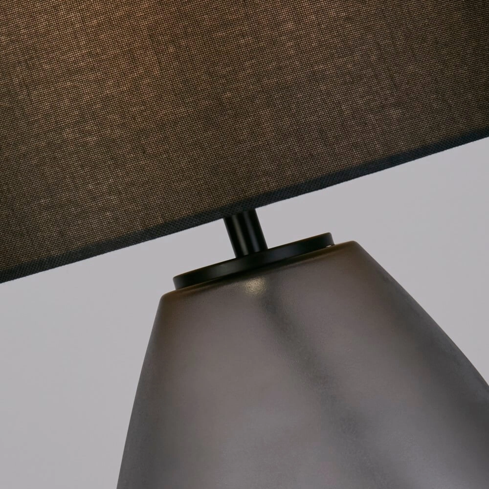 Schemerlamp Devon zwart met kap Searchlight 5053423273297