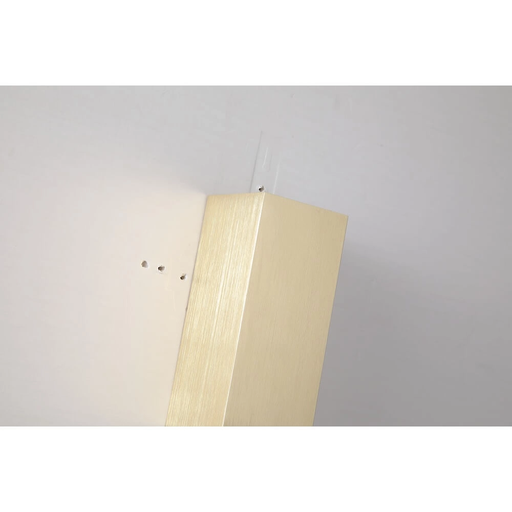 Strakke wandlamp Sifor geborsteld goud Lyora 5053423285030