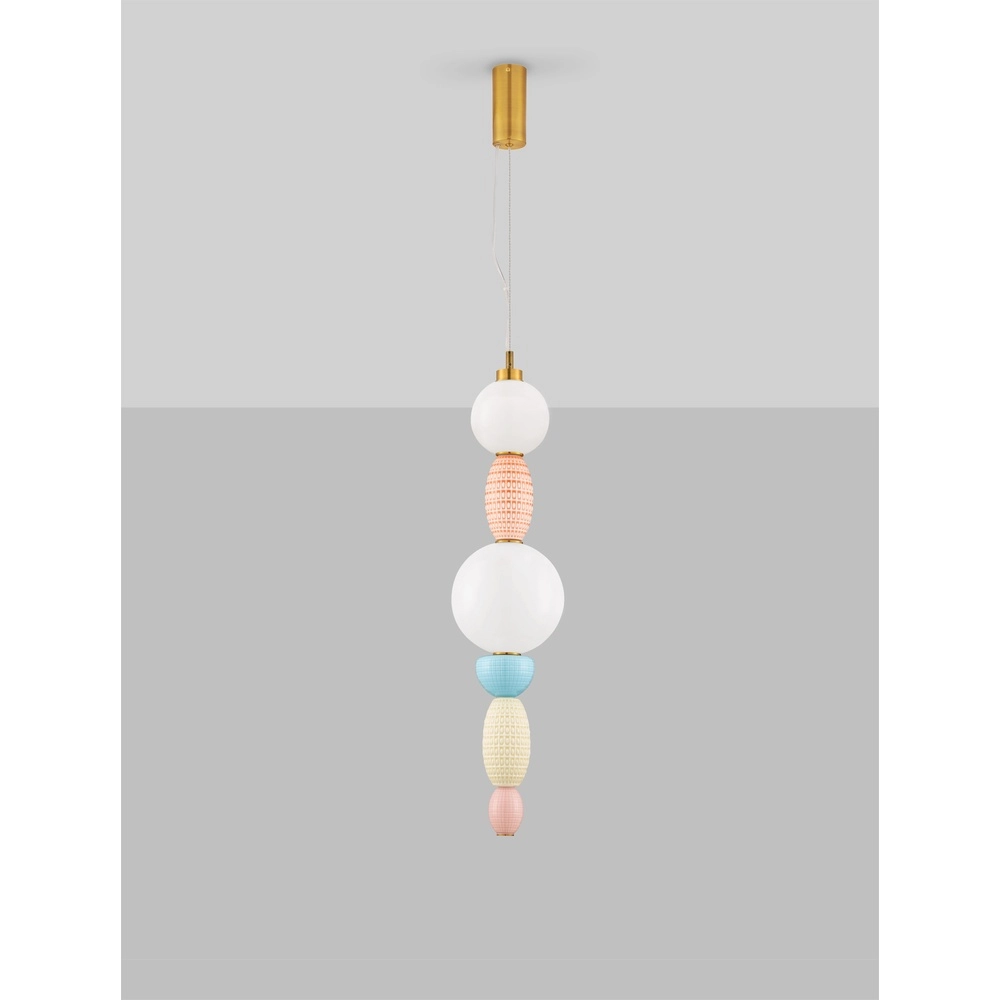 Hanglamp Obrie M gekleurd keramiek Lyora 5212017461650