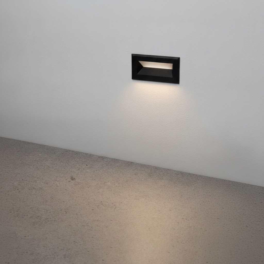 Design inbouwlamp Vivion zwart