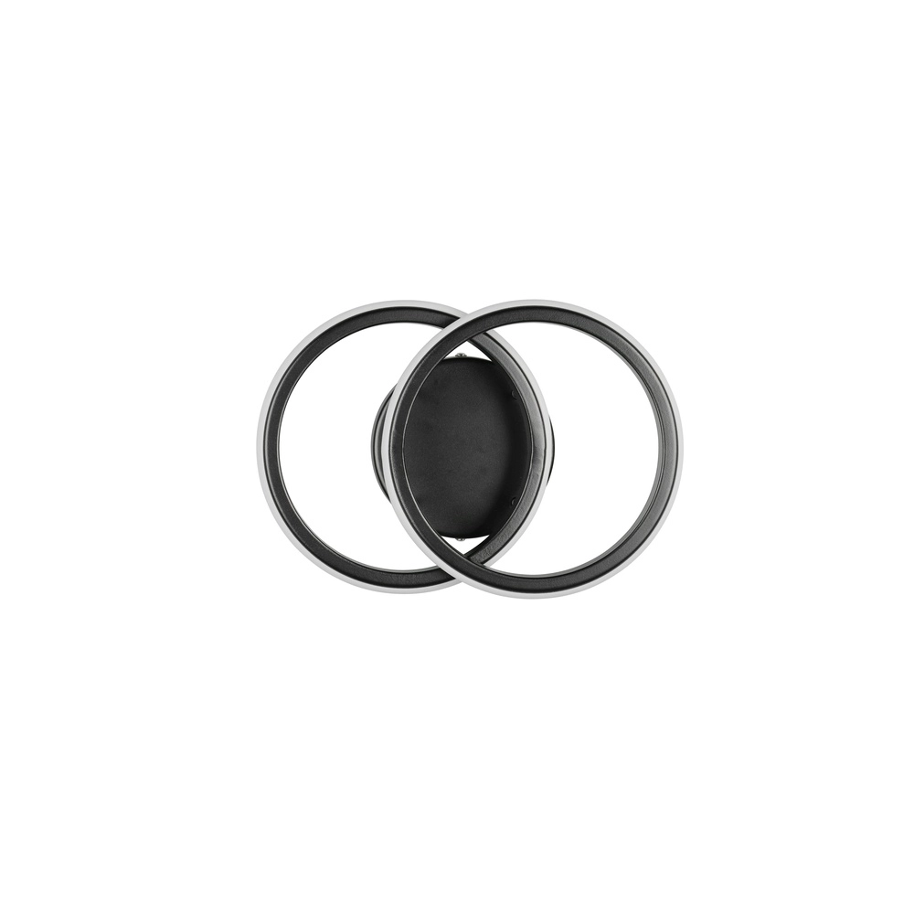 Zwarte plafondlamp Kasia rond design Trio 4017807653823