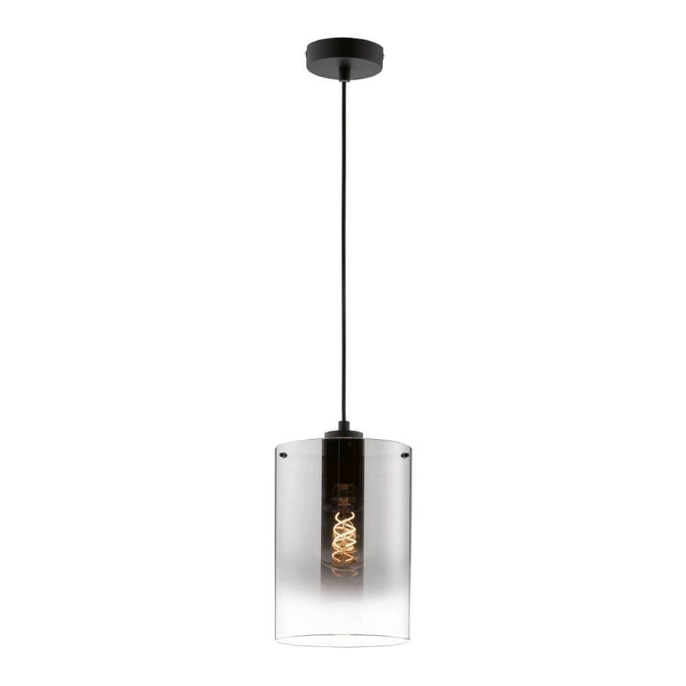 Hanglamp Samu smoke glas