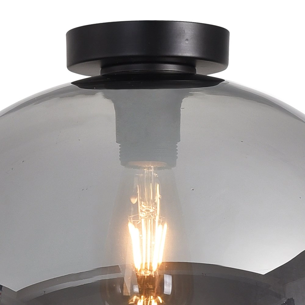 Plafondlamp Marino-40 met Ø 40cm rookglas Artdelight 8719831735860