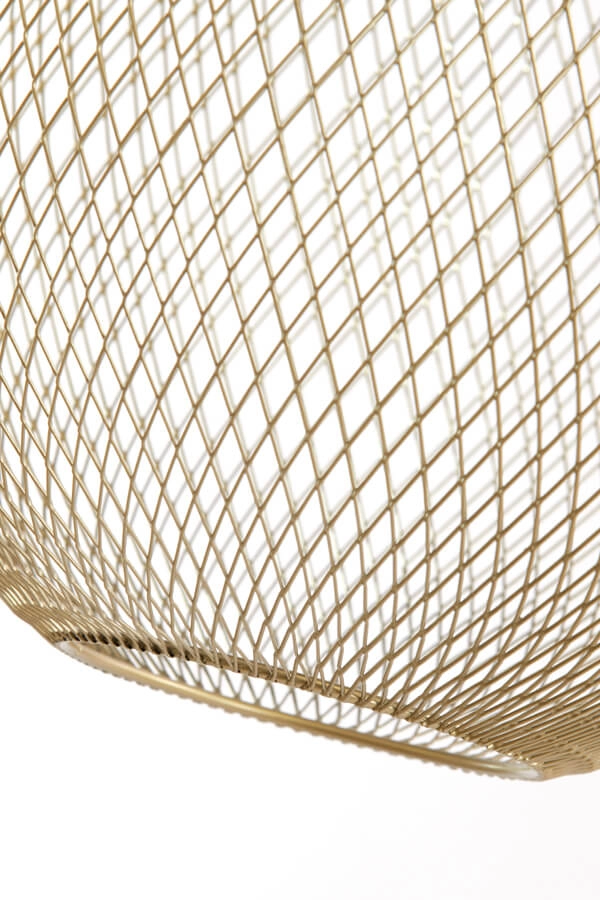 Gouden vloerlamp Moroc Ø 30cm Light & Living 8717807686437
