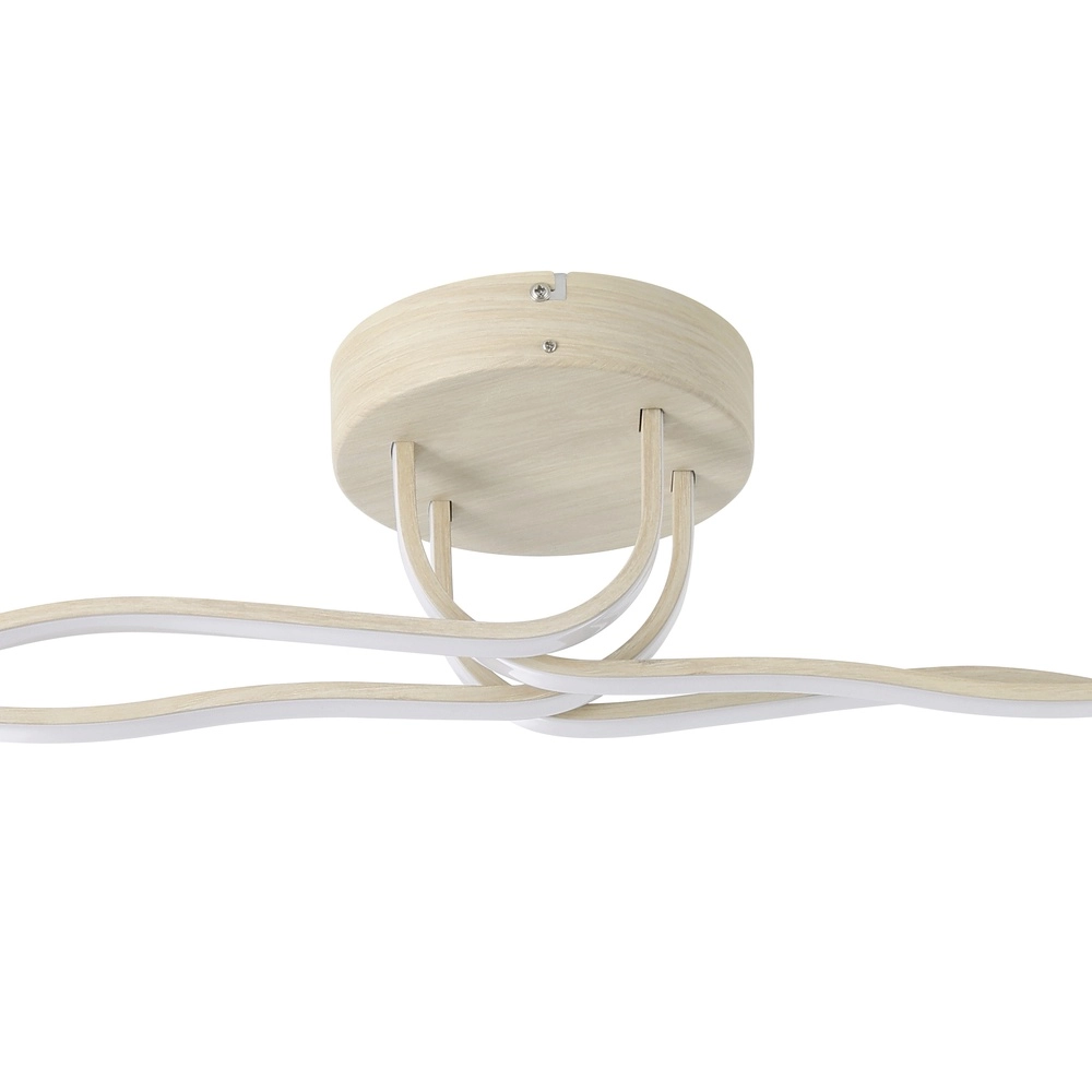 Houtlook led plafondlamp Roncade 2 110cm Eglo 9008606310319